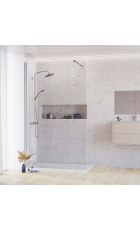 Rosery Nova Series A Wetroom Shower Wall with Stabilising Bar