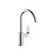 Hansgrohe Rebris S Single Lever 210 Basin Mixer with Swivel Spout & Push Button Waste