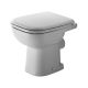 Duravit D-Code Open Back to Wall Toilet with Soft Close Seat (Fixings included)