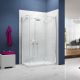 Merlyn Essence Frameless 800+ mm Hinge Shower Door with Inline Panel & 900mm Side Panel