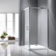 Rosery 6mm 760/800mm Pivot Shower Door and 800mm Side Panel