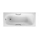 Inspire Steel Antislip Bath 1500x700mm 2 Tapholes with Legs and Twin Grips