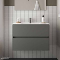 Noja Wall Hung 2 Drawer Vanity with 1 Taphole Basin