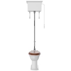 Heritage Blenheim Standard Height High Level Toilet (seat sold separately)