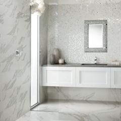 Jewels Rectified Polished Porcelain Floor & Wall Tile (Calacatta Reale)