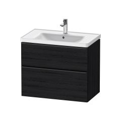 Duravit D-Neo 650mm Wall Hung 2 Drawer Vanity with Basin
