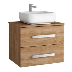 Acuario Wall Hung 2 Drawer Vanity with Countertop