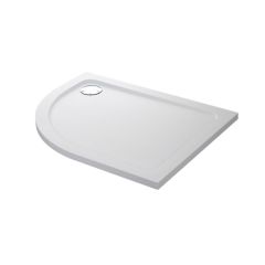 Mira Flight Safe Low level Offset Quad Shower Tray 1200X900mm (Right Hand)