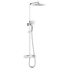Bristan Craze Safetouch Dual Thermostatic Shower Mixer with Adjustable Riser