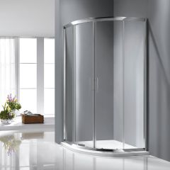 Rosery 1000mm Quadrant Shower Door with Easy Clean Glass