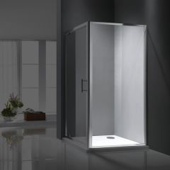 Rosery 900mm Shower Side Panel with Easy Clean Glass