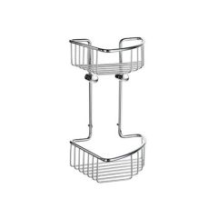 Smedbo Sideline 2 Tier Wall Mounted Shower Basket