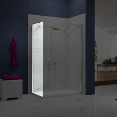 Merlyn Essence 8mm Frameless 900mm Side Panel for Hinge Shower Door & Inline Panel