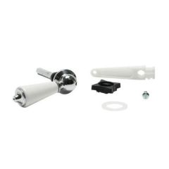 Fluidmaster Traditional Cistern Lever (White/Chrome)