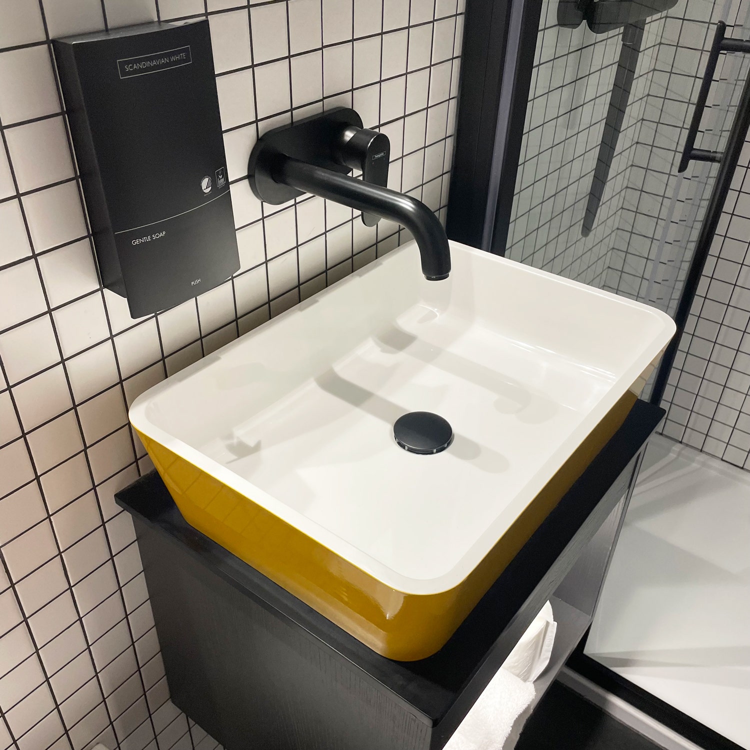 The Snug Townhouse Hotel bathroom wash basin and tap