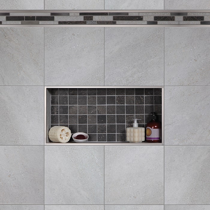 Grey Shower Wall Tiles 